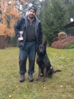 DATCH Z HUDANKOVY ZAHRADY - BH, IPO1, 1ST BREEDING CLASS,HD+ED 0/0